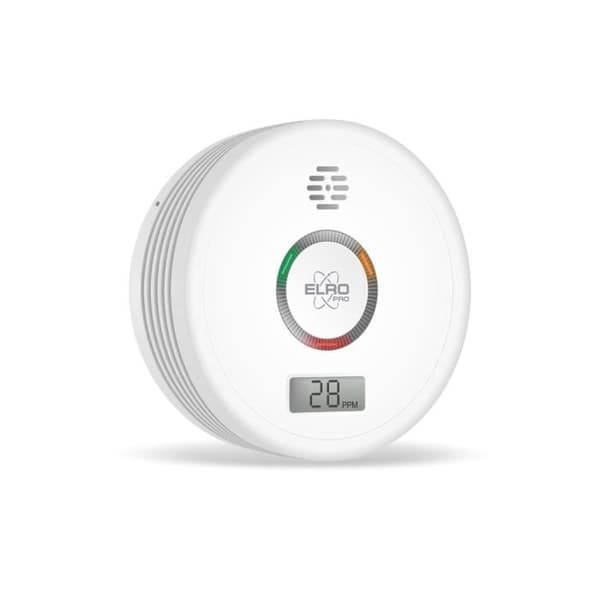ELRO Pro PK4910 kolmonoxiddetektor - automatiskt självtest - 10 års batteri Vit