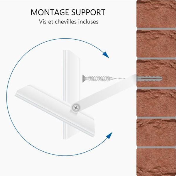 ELRO LF60 utomhus LED strålkastare - 10W - 800LM - Vattentät IP54 - Vit 6500K briljant ljus