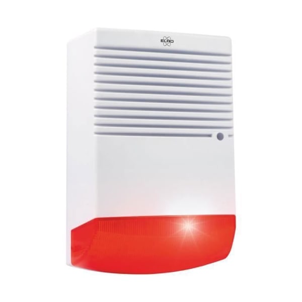 ELRO ADS1F Dummy Alarm med LED-blinkljus - Dummy Vit | Röd