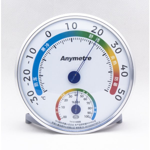 Termometer Hygrometer, Skive Hygrometer Termometer Fugtighedsmåler 10 Tommer Havearbejde Havearbejde