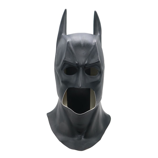 The Dark Knight Rises Sort Batman Maske Festmaske Halloween Latex Påske