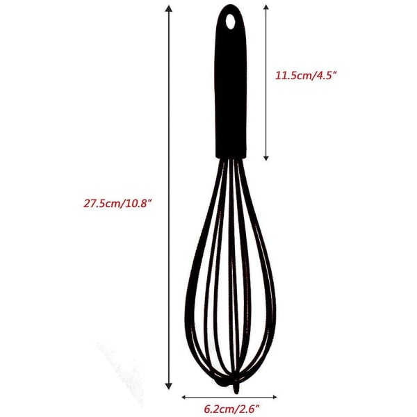 Silikon Multifunktion Köksballong Visp Non-stick Silikon E