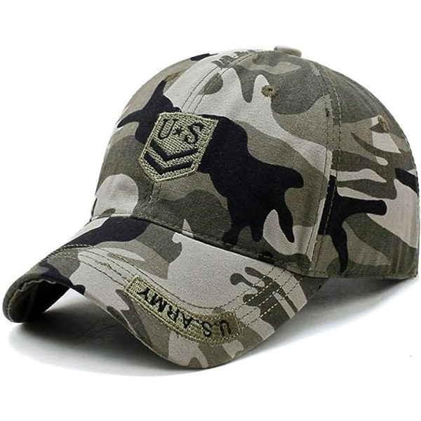 Baseball Cap, Jagt Camouflage Cap til Udendørs Camping, Justerbar