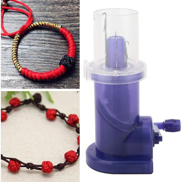 Vävning Hand Stickning Maskin Bobbin Stickare för Strumpor Smycken Armband DIY Handgjorda, Perfekt för Nybörjare