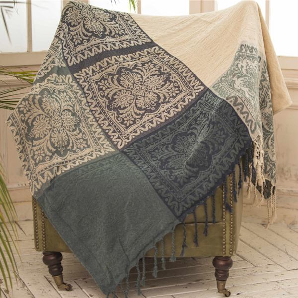 1 st soffaöverdrag dekorativt stolsöverdrag för bäddsoffa (150 x 190 cm)