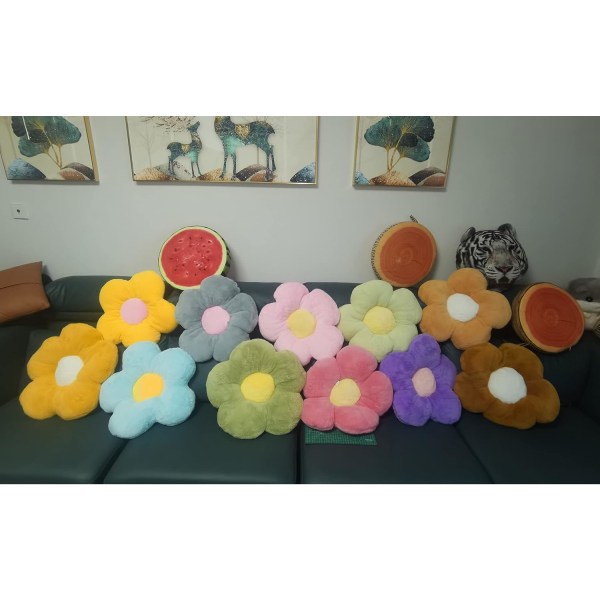 Flower cushion flower cushion normal cushion car cushion chair cu