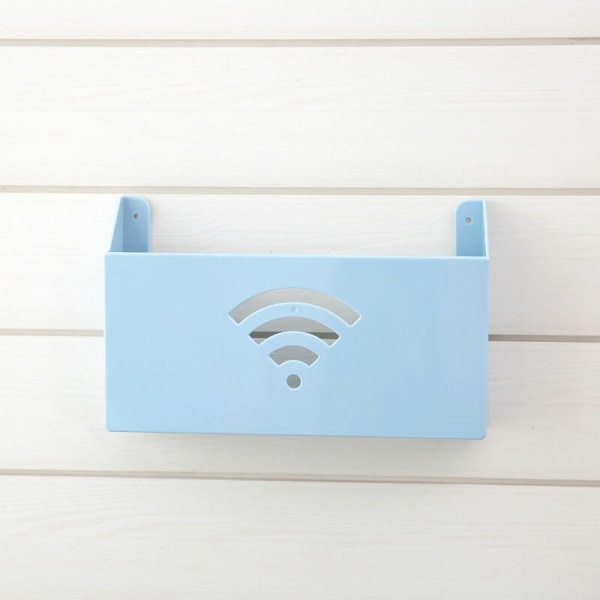 Hjem Kreativ WiFi Router Væg Opbevaringsboks Væg Hængende Dekor Med