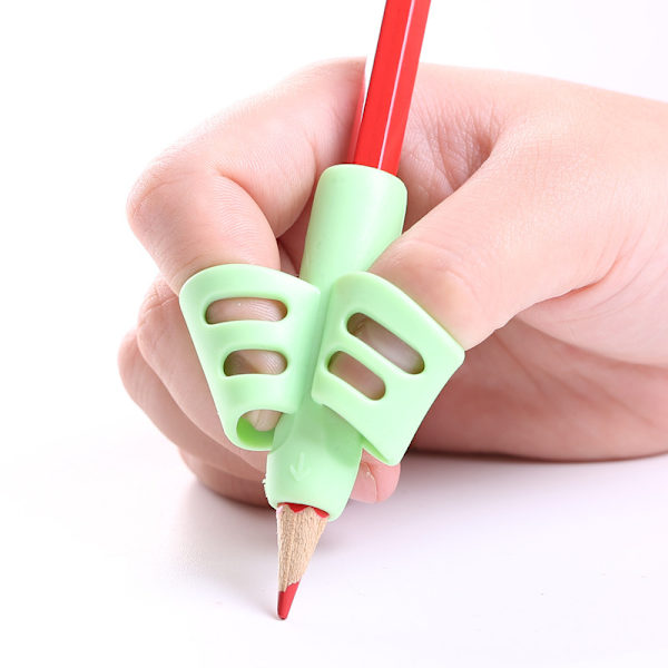 Barnens fingerguide, 8-pack flerfärgade grepp ergonomiska pennor