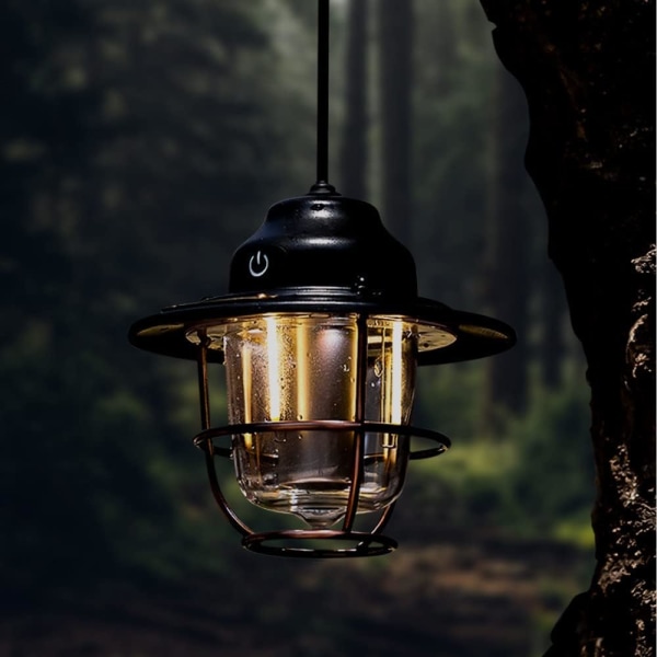 LED-campinglanterne oppladbar Ultra Bright Solid og Fall-Res
