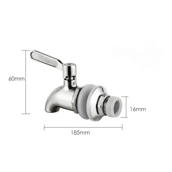 BERKEFELD GRAVITY VATTENRENARE AQUA-TECHNIQUES KROM MESSING 16mm