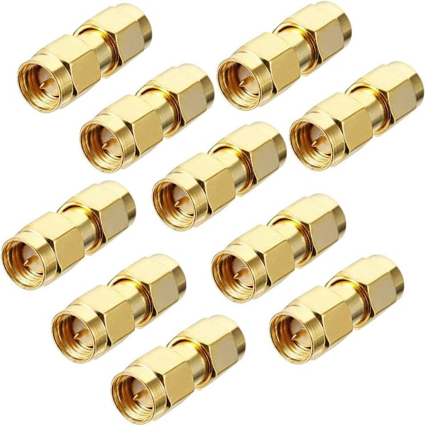 Koaxial RF Adapter Kontakt SMA Koaxial Jack Kontakt SMA Hane till SMA Hane