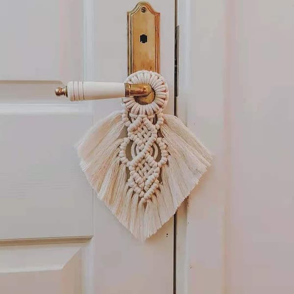Boho Dekor Boho Dekor Vägg Bohemisk Spets Gobeläng Bohemisk Handvävd Mini Hänge Konstartiklar