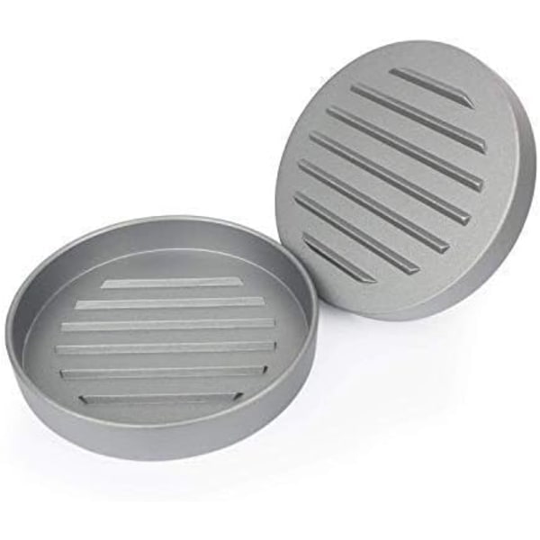 Burgarpress, Bi-Komfort Patty Press, Patty Form, Tillverkad av Gjutgods Aluminium