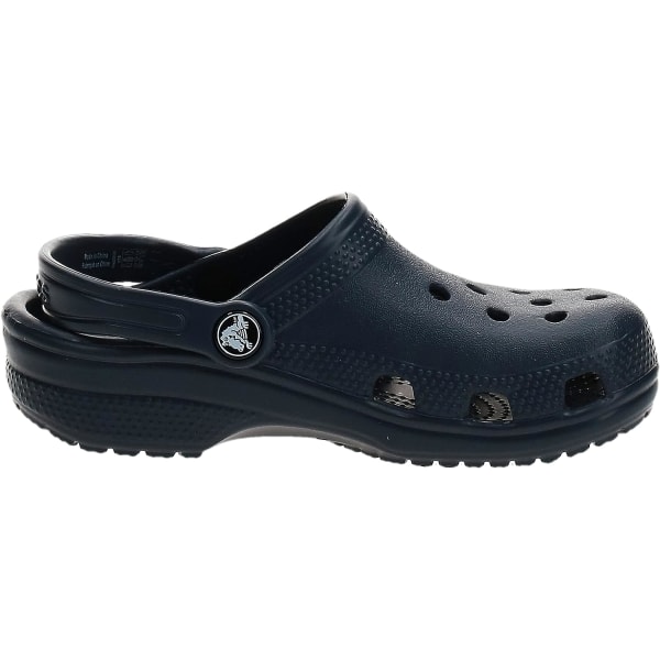 Unisex Classic Crocs för vuxna, svart//vit, 6-7 dam/6-7 herr