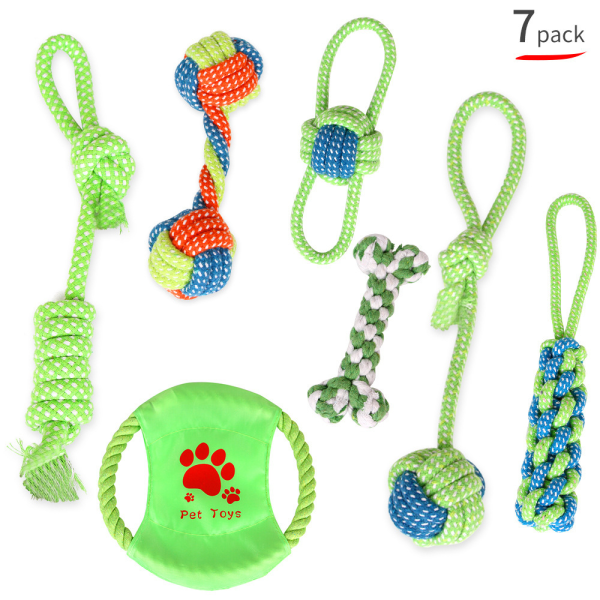 Små hundleksaker Puppy Chew Toys 6-pack s Valparp Leksak för små