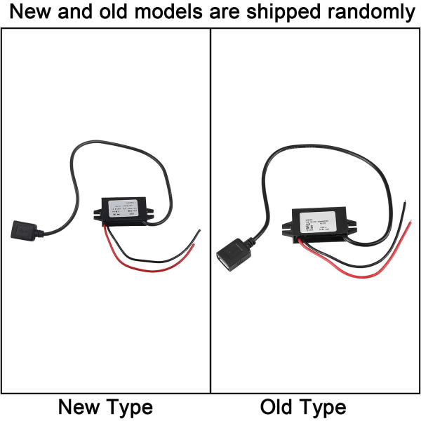 DC-DC 12V/24V till USB 5V 3A Steg-ner Adapter Konverter Vattentät