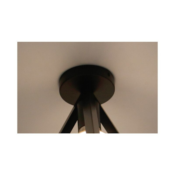 Geometrisk smidesjärnsvägglampa för vardagsrum, kök, loft,