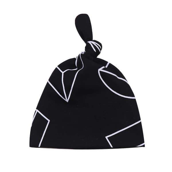Baby Mössa Top Knot Stretchy Mjuk-3pack