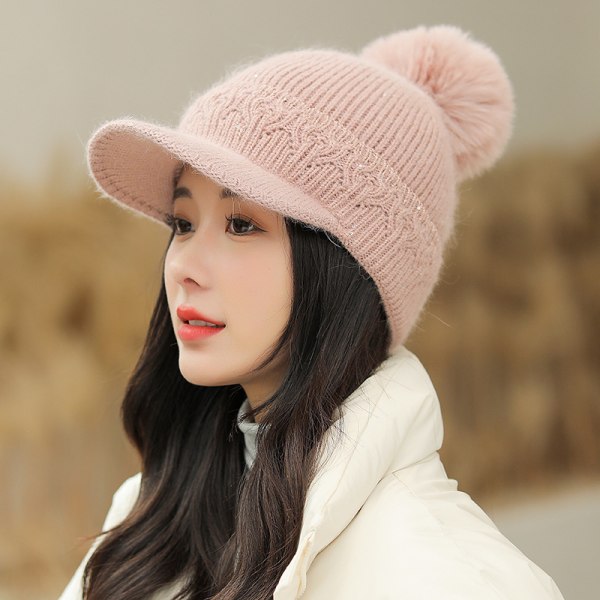 Autumn and winter thickened windproof ear protection wool hat war