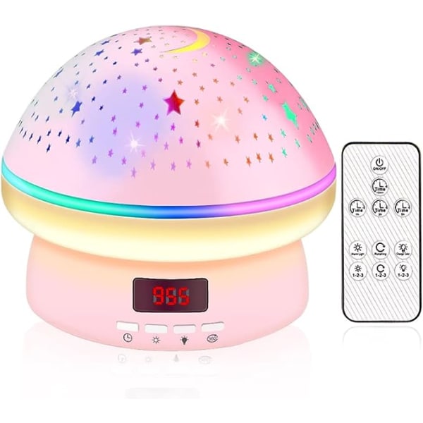 360° Timing Control Rotation Projector Light, Kids Night Light Bo