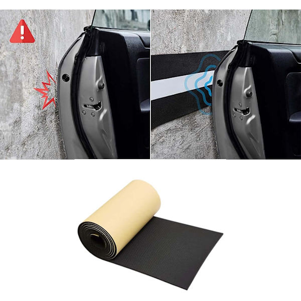 2PCS Auto Car Door Självhäftande Skum Anti Scratch Parkeringsskydd Kompatibel