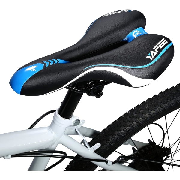 Män Kvinnor Läder Vadderad Cykelsadel Professionell Mountain Bik