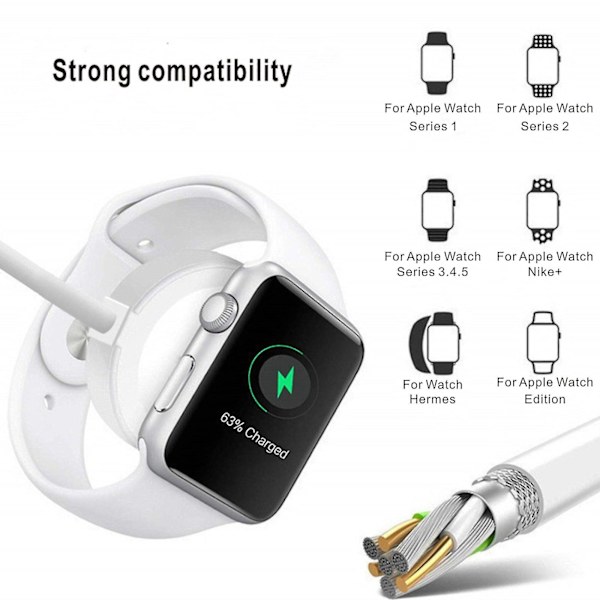 Magnetisk iPhone-laddningskabel 4 i 1 kompatibel med iPhone Apple