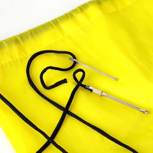 4 st Lättdrag Metall Elastisk Nålträdare med Sömnadsklämma, Dragsko S