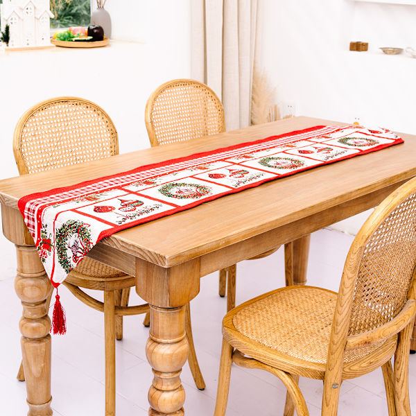 Julbordlöpare, 1 st festlig julbordsdekoration Chr