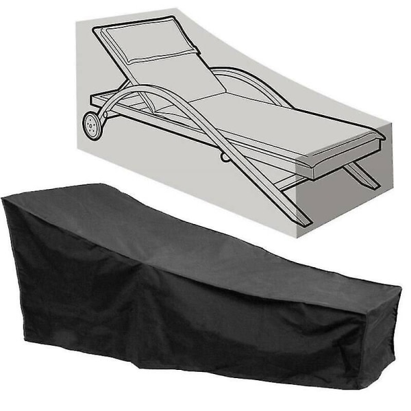 210d Vedenpitävä Patio Lounge tuolin cover Heavy Duty Outdoor Chais