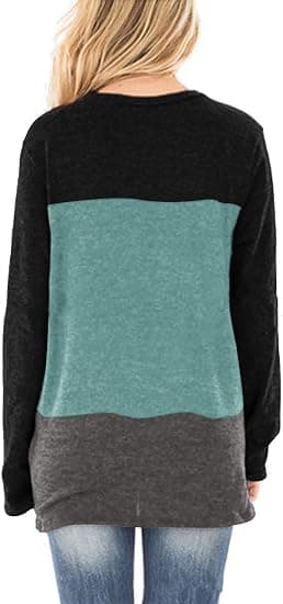 Kvinnors Tunika Toppar Twist Knuta Casual Pullover Skjortor XL GRÖN