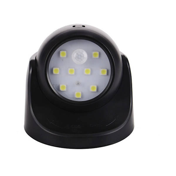 Utomhusvägglampa med rörelsesensor LED-utomhuslampa Sladdlös