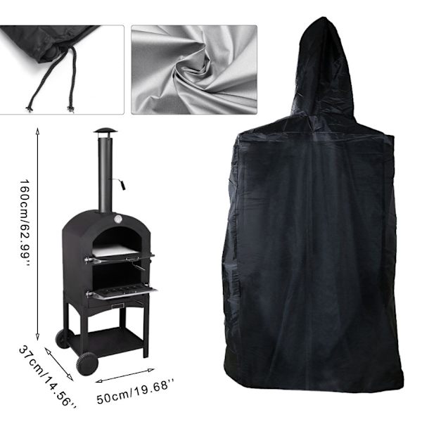 Utomhus pizzaugn skydd, grillskydd, regnskydd för utomhus