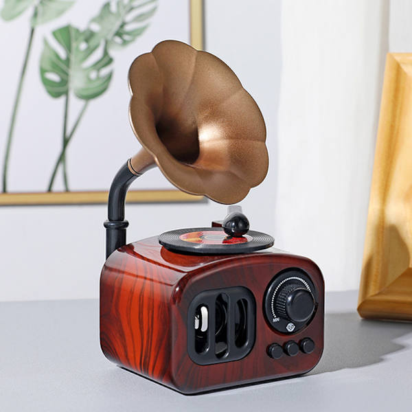 Kreativ retro nostalgisk grammofon speldosa musikbox bar café