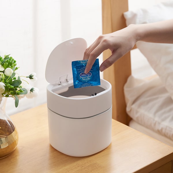 Mini papperskorg Bin soptunna Hembord Bordspapperskorg Plast Av