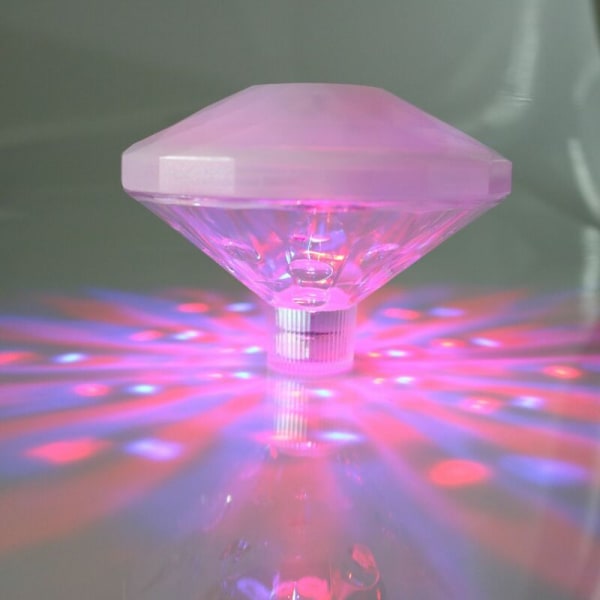 Undervanns flytende lampe LED Disco Multi Color Flashing Bath Pond