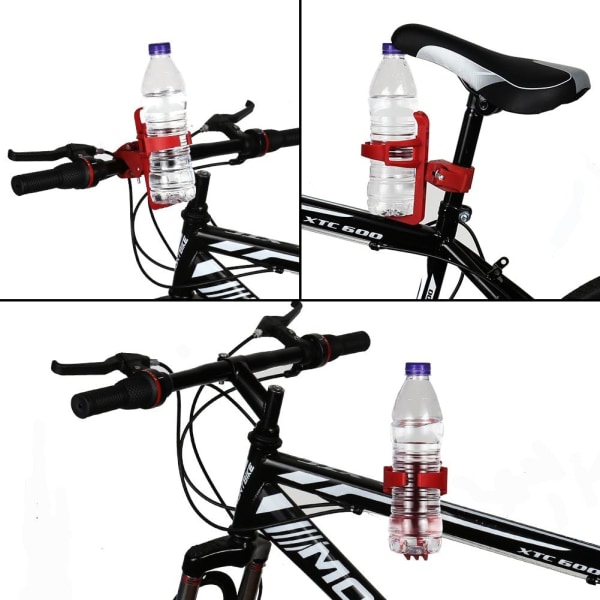 Skruvlös cykelflaskhållare, Universal cykelmugghållare, 360 grader