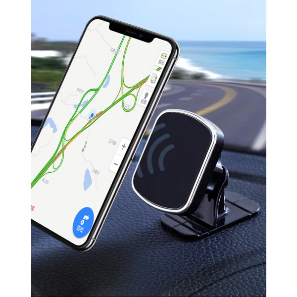 Magnetisk bil smartphonehållare - Kraftfull magnet N52 360° rotation