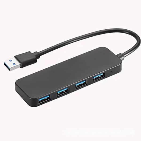 4-portars USB 3.0 Multi USB-hubb, bärbar multidatahubbadapter med