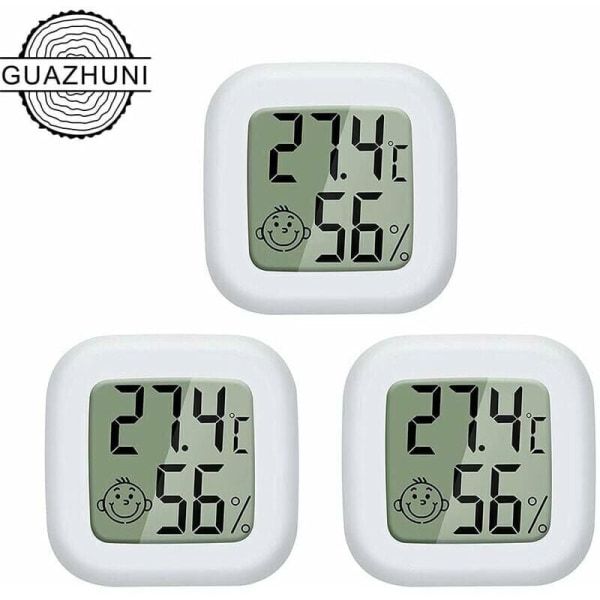 Mini LCD digitalt innendørs hygrometer termometer, bærbar høy Acc