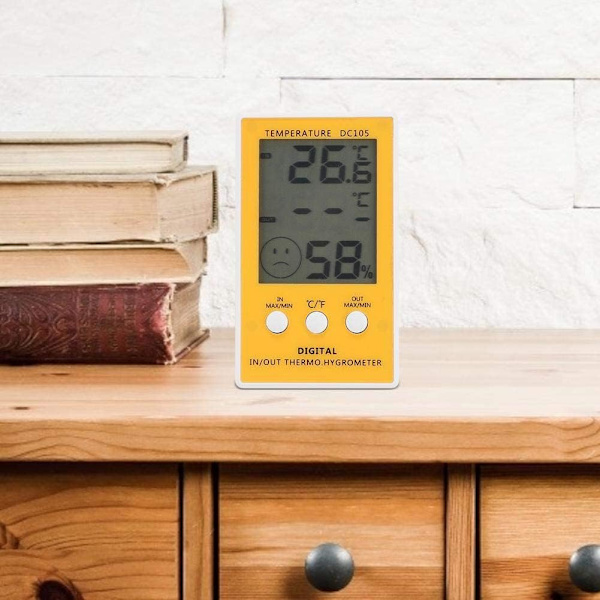 Digital hygrometer inomhus termometer, hög noggrannhet temperatur och fuktighet