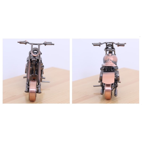 Metall Vintage Motorcykel Miniatyr Standard Koppar, 1 stycke, Helt