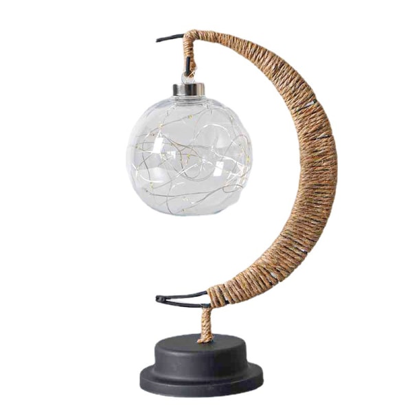 The Enchanted Moon Lamp，Hængende LED-natlampe med stativ, Cresce