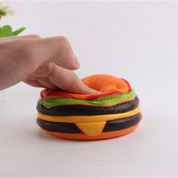 Katt Hamburger Slow Rising Squeeze Soft Relieve Anti-Stress Toy