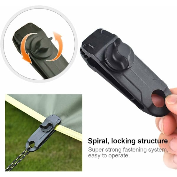 Presenningklämmor multifunktionstält presenningklämmor markisklämma för utomhusbruk