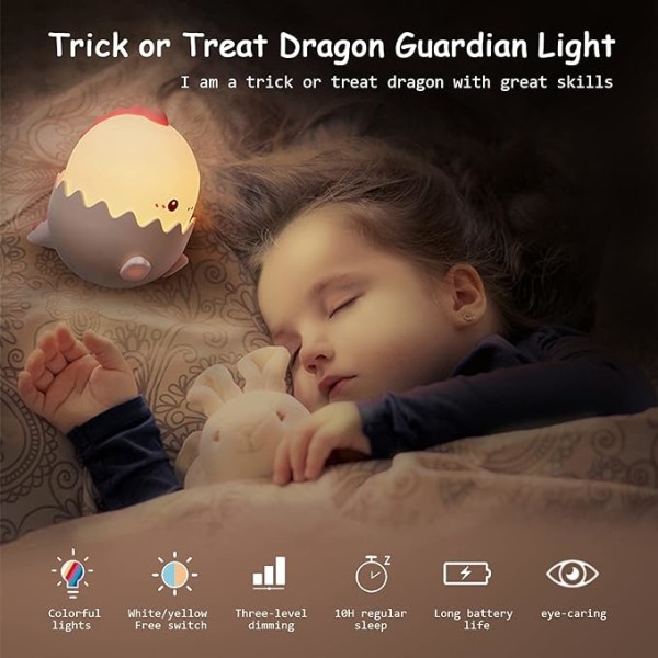 LED Night Light för barn, Baby Night Light, Silikon LED Night La