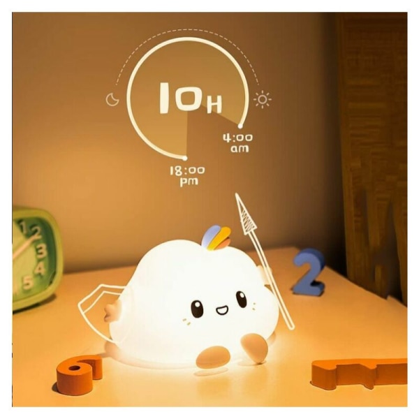 Small Night Light, Small Silicone Clamshell Night Light, Seven Co