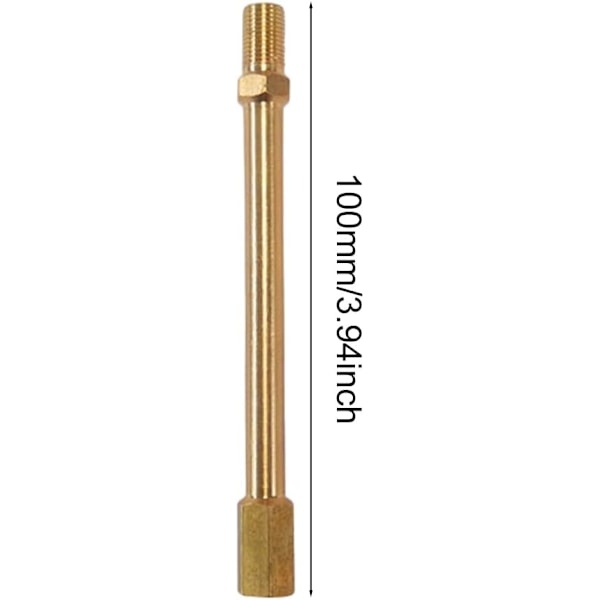 2 st Däckventilsförlängare, Universal Däckpumpningslock Förhindrar Läckage för