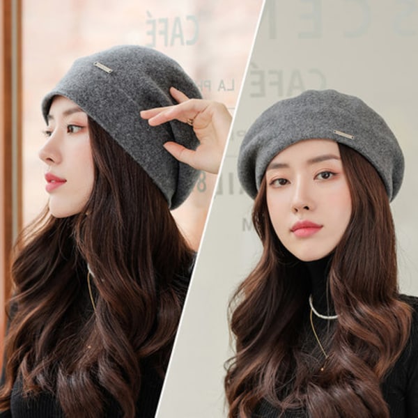 Cashmere Slouchy Knit Hat for Women Winter Soft Warm Ladies Wool