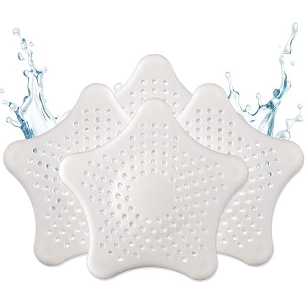 Universal Silicone Drain Strainer - 3+1 Free Hair Strainer - Shower Straine